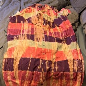 RAAG SHIBORI tie die dress